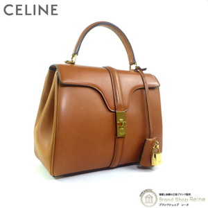 セリーヌ （CELINE） 16 セーズ スモール 2way ハンド ショルダー バッグ 18800 TAN（中古）