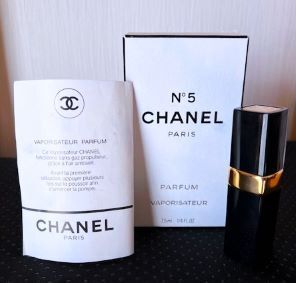 【フランス製・箱入・説明書付】CHANEL No5 シャネル スプレースプレータイプ香水 7.5ml