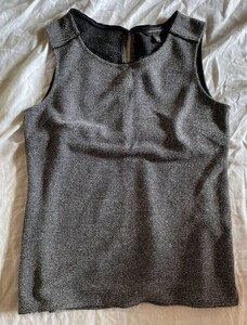 バナナリパブリック BANANA REPUBLIC カットソー Tシャツ 半袖 ニット　モノクロ　XS 定番