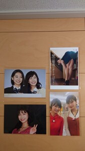 『小倉優香　生写真(ブロマイド)4枚』【非売品】【裏にコメントあり・裏意外は特に目立った傷や汚れなし】