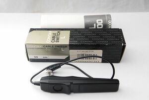 ☆Contax ケーブルスイッチ L Cable Switch L 元箱付き コンタックス (14)