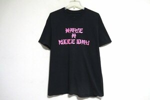 N6941:M THANK YOU FRIENDS(エム サンキューフレンズ)Tシャツ/黒/L:35