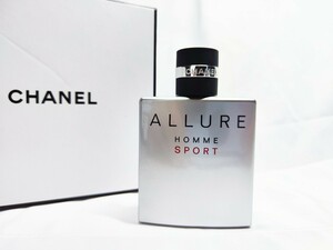 【ほぼ未使用】【送料無料】シャネル アリュール オム スポーツ EDT ALLURE HOMME SPORT オードトワレ オーデトワレ オードゥトワレ 50ml