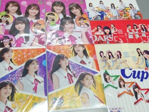 森永　DARS × 乃木坂46　オリジナルクリアファイル　全4種　過去のキャンペーン　非売品　ファンタ坂　カップスター　下敷き　合計１０種