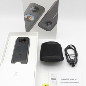 【美品】Insta360 ONE X2 360度カメラ 全天球 インスタ360 CINOSXX/A パノラマ 本体