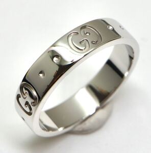 【売り切り】1円〜!!GUCCI(グッチ)《K18 リング》J◎ 約3.3g 約7.5号 ring 指輪 EC5/EC5 E140