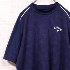 XL！ Callaway 迷彩 カモ柄 モックネック Tシャツ キャロウェイ