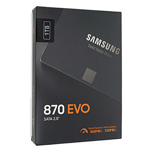 SAMSUNG 2.5インチ SSD 870 EVO MZ-77E1T0B/IT 1TB [管理:1000016831]