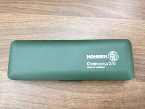 HOHNER Chromonica 270 ハーモニカ ケース付 楽器 クロマチック ホーナー クロマチックハーモニカ 現状品 中古