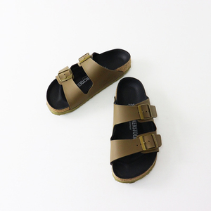 極美品 ビルケンシュトック BIRKENSTOCK Arizona サンダル 36/カーキ 23.0cm ナロー幅 Birko-Flor アリゾナ【2400014140224】