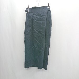 ◇ green label relaxing UNITED ARROWS ロング丈 タイト スカート サイズ38 ネイビー レディース E