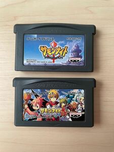 【GBA】サモンナイト　クラフトソード物語1＆2　2本セット／起動確認済　中古　ソフトのみ／ゲームボーイアドバンス BANPRESTO