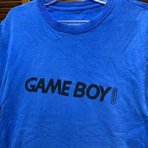 1スタ 再落無し AHHI 青 ロゴ Tシャツ ゲームボーイ GAMEBOY レトロ 90s 00s ビンテージ アメリカ 古着 ベール 卸 仕入れ