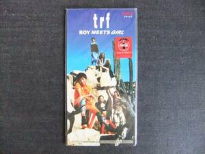 CDシングル8㎝-3　　　　　TRF　　　BOY MEETS GIRL　　　ティーアールエフ　　同梱発送可能　ボーカル 　DJ 　 ダンサー　ラベル タグ付き