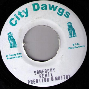 ジャマイカ7 Predator & Whitney Houston Somebody Remix NONE City Dawgs /00080