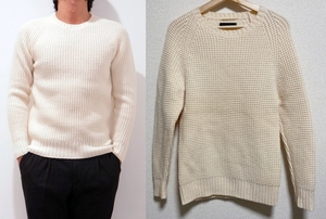 美品 junhashimoto ジュンハシモト POWDER C KNIT サイズ3 パウダー ニット jun hashimoto KNT1309001