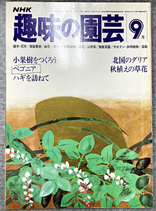 NHK 趣味の園芸 昭和54年 9月　小果樹をつくろう ベゴニア ガーデニング 盆栽 花壇 菜園