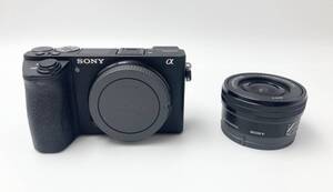 【1円スタート】☆カメラ☆ ◆美品◆　SONY　ソニー　α6500　ILCE-6500　ボディ　SELP1650　レンズ　付き