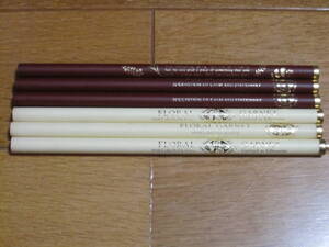 鉛筆6本セット　FRORAL GARNET