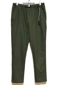 GRAMICCI green label relaxing RENU WOOL NTPD PANTS（M）オリーブ グラミチ クライミング ウール パンツ テーパード ナロー