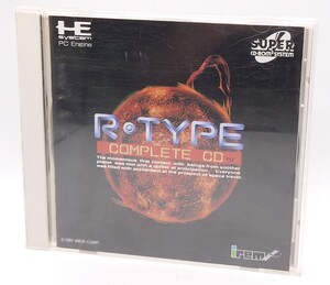 【SR-535】 irem アイレム株式会社 R-TYPE COMPLETE CD PCエンジン レトロゲー PCE SUPER CD-ROM 動作確認済み 