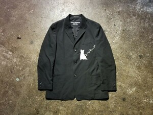 Yohji Yamamoto POUR HOMME 18AW 1990ss REPLICA 犬刺繍ジャケット ケンタ 2018AW 90s 復刻 ヨウジヤマモトプールオム