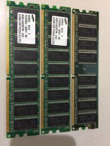 中古品 DDR PC-400 1.5GB(512M*3) 破損あり 現状品