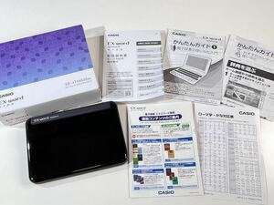 ★動作確認済み CASIO 電子辞書 EX-word XD-JTY6030 ブラック タッチペン 取扱説明書 箱入り カシオ エクスワード 中古品 管理K235