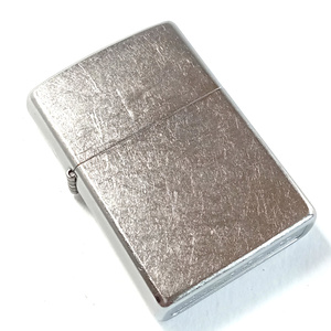 【zp9】ZIPPO　ジッポーライター　シルバー　ユーズドメッキ加工　Street Chrome　ストリートクローム　レギュラー　ロングセラー