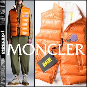 希少サイズ！国内正規品■新品17万ワッペンロゴ【2 MONCLER GENIUS 1952 】モンクレールジーニアス美しい発色PARKENナイロンダウンベスト 4