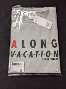 大滝詠一　A LONG VACATION ロゴTシャツ　Lサイズ　灰色　グレー　ロンバケ　40周年記念　即決　新品未開封