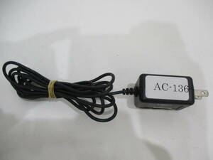 UNIFIVE US105-0510 / ACアダプタ DC5V/1A 通電確認済み 管理番号AC-136