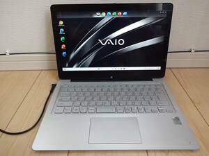 【13.3インチでフルHDタッチパネル搭載！MS Office2021付き】VAIO Fit13A(SVF13N19DJS) Core i5/メモリ4GB/SSD128GB Win11認証(23H2適用)