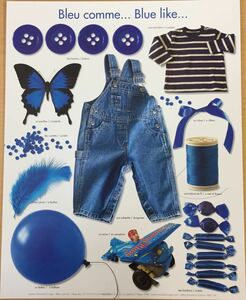 セール★P13★ミニポスター 「Bleu comme... Blue like...」