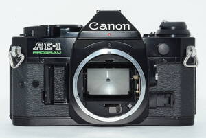 【外観特上級】Canon AE-1 PROGRAM ブラックボディ キャノン　#s15966