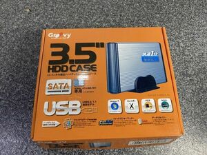 タイムリー GROOVY 3.5HDD CASE SATA接続3.5HDD専用シルバー SATA2-CASE3.5 SL