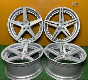 ＊左右別デザイン　アルミホイール 20インチ　MID.R 【20×8.5J, 9.5J +38 PCD:114.3×5H ハブ径:73mm】＊4本セット