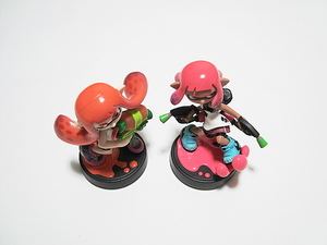 即決 Nintendo Switch アミーボ ガール オレンジ + ネオンピンク 2個セット スプラトゥーン amiibo スイッチ 