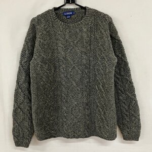 R62　J .CREW WS アメリカ古着　ウール　ニット　セーター　グレー　ジェイクルー　メンズ　