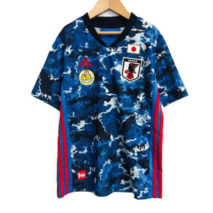 アディダス 半袖Ｔシャツ トップス サッカー 日本代表 ユニフォーム ガリガリ君 未使用品 キッズ 男の子用 150サイズ 青×赤×白 adidas