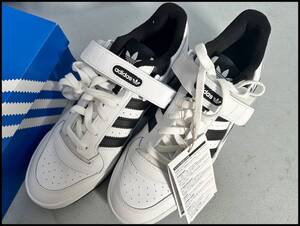 ◆美品 アディダス オリジナルス ADIDAS メンズ FORUM LOW ホワイト/ブラック 28cm FY7757 タグ付き保管品