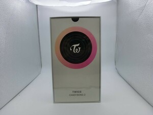 T【1s-46】【60サイズ】▲TWICE CANDY BONG Z 公式ペンライト/ライトスティック/キャンディボン/点灯確認済/※外箱傷み有