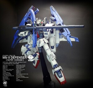 MG スーパーガンダム Ver.2.0 塗装済み完成品 ガンダムMk-Ⅱ Ver.2.0 G-ディフェンサー 1/100 ガンプラ完成品 マークII カミーユ カツ