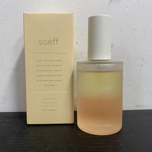 BB111 残量8割程度【ソフ / soeff 】オイルインセラム ピュア 金木犀 100ml 美容室専売品 ヘアオイル ボディオイル マルチユース 2層式 CAR