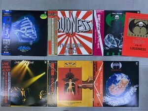 ALL帯付き LP6枚セット ラウドネス LOUDNESS 高崎晃 樋口宗孝 二井原実 誕生前夜 魔界典章 戦慄の奇蹟 オーディーン まとめて