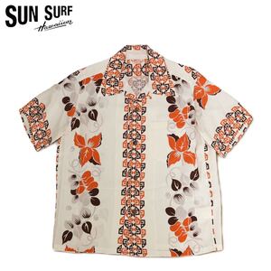 SUN SURF サンサーフ SS38568 105OFF/SIZE S POLYNESIAN BORDER ポリネシアンボーダーアロハシャツ