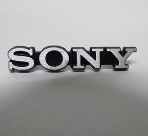 ■SONY アルミ製 エンブレム ロゴプレート 37mm ⑥