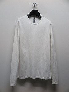 SALE30%OFF/wjk・ダブルジェイケイ/basic crew-neck L/S/white・L