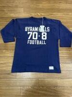 WAREHOUSE 4063 BYRAM HILLS フットボールTEE NAVY 38サイズ