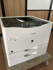 【福岡出品】カラーレーザープリンタ　Canon　LBP843Ci　A4 A3 B4　550枚オプションカセット付き 総印刷枚数:84210枚　中古　動作OK 013035